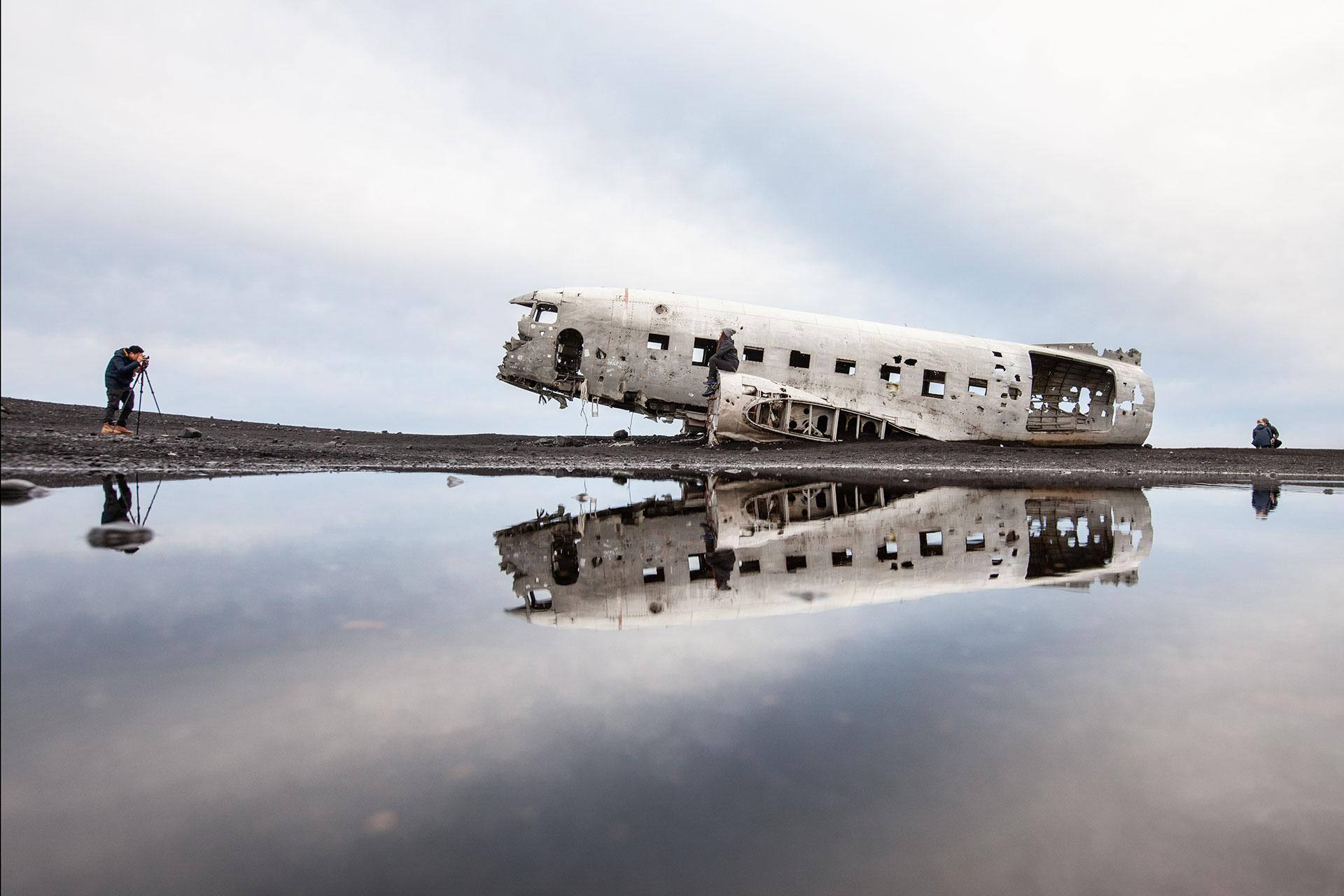 The dc3 plane wreck on Sólheimasandur