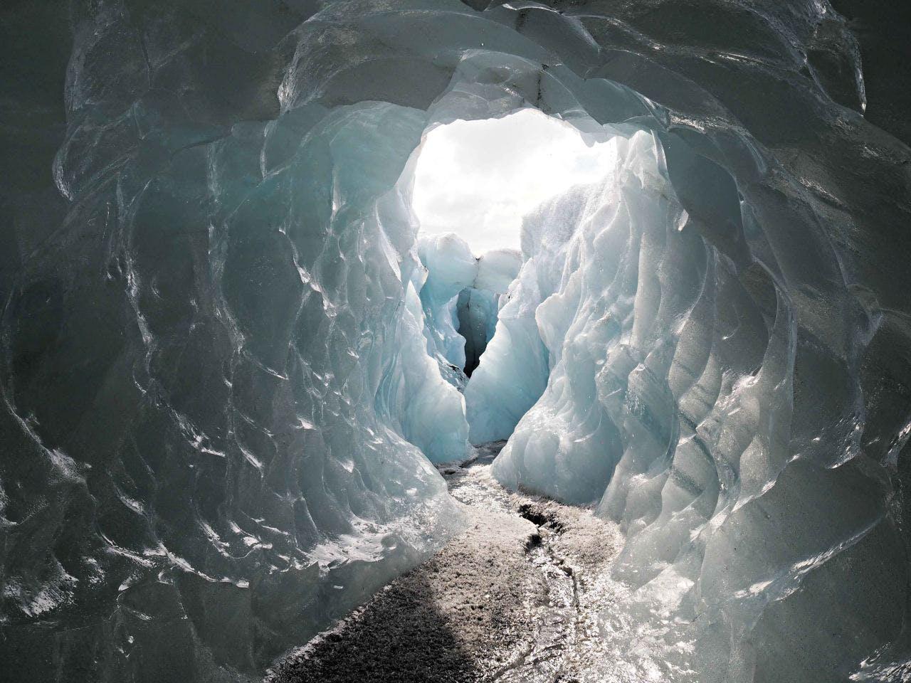 beautiful peak outside of a glacier