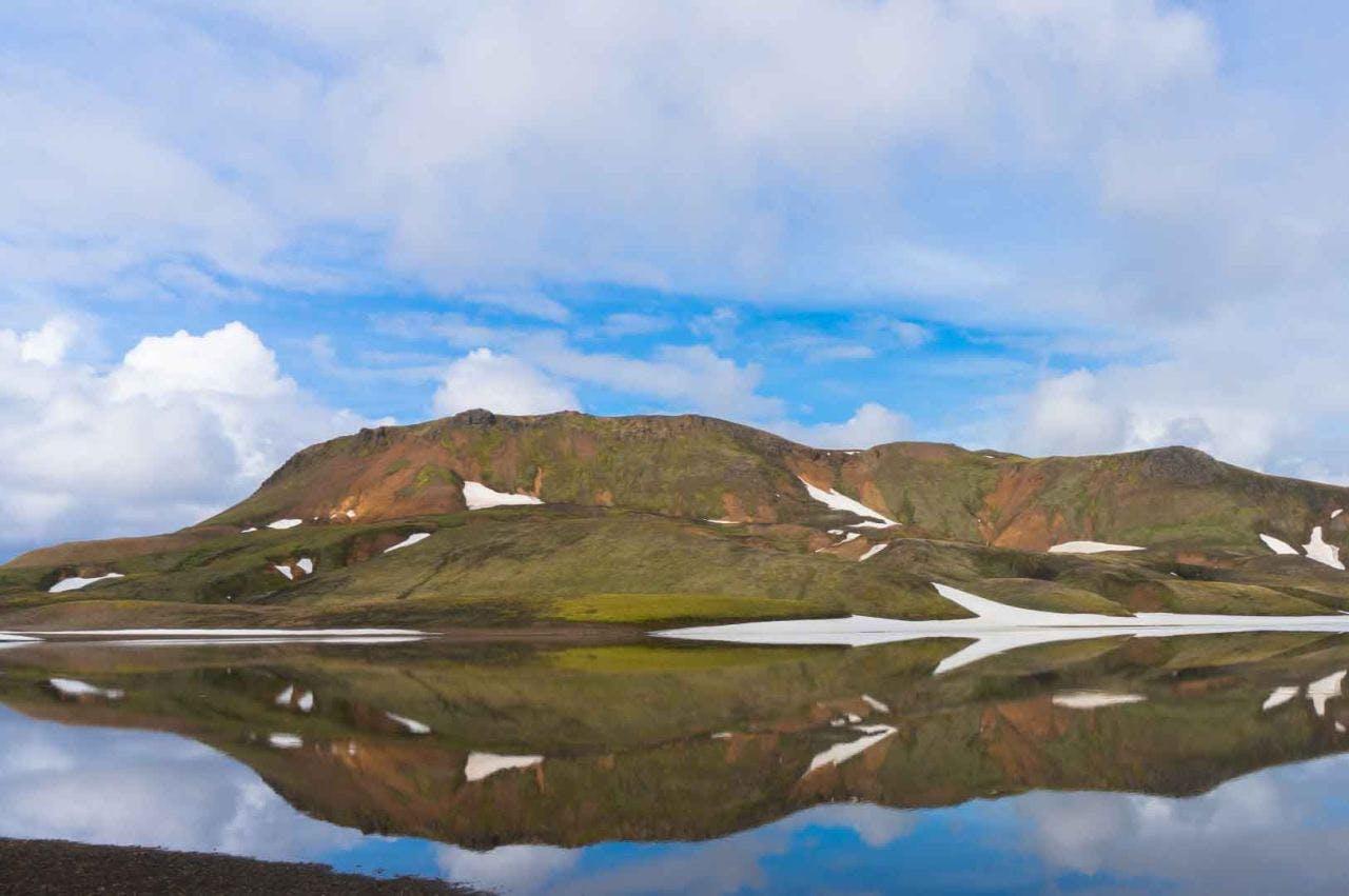 Highland symmetry reflection in water
