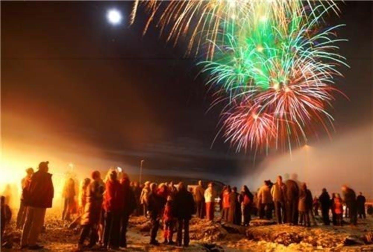 Fireworks in Reyjkavík