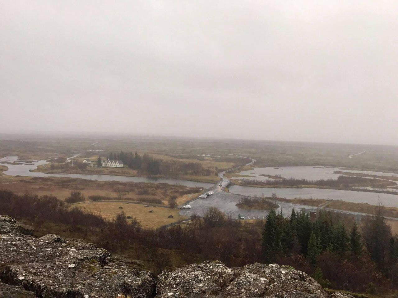 Iceland in the fog