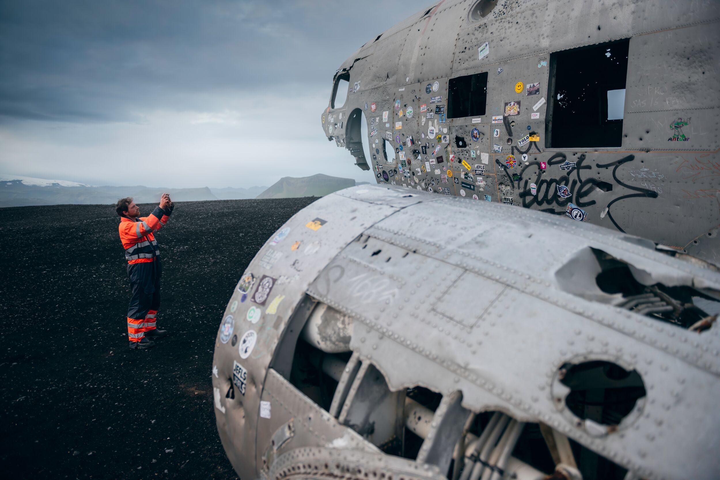 The dc3 plane wreck on Sólheimasandur