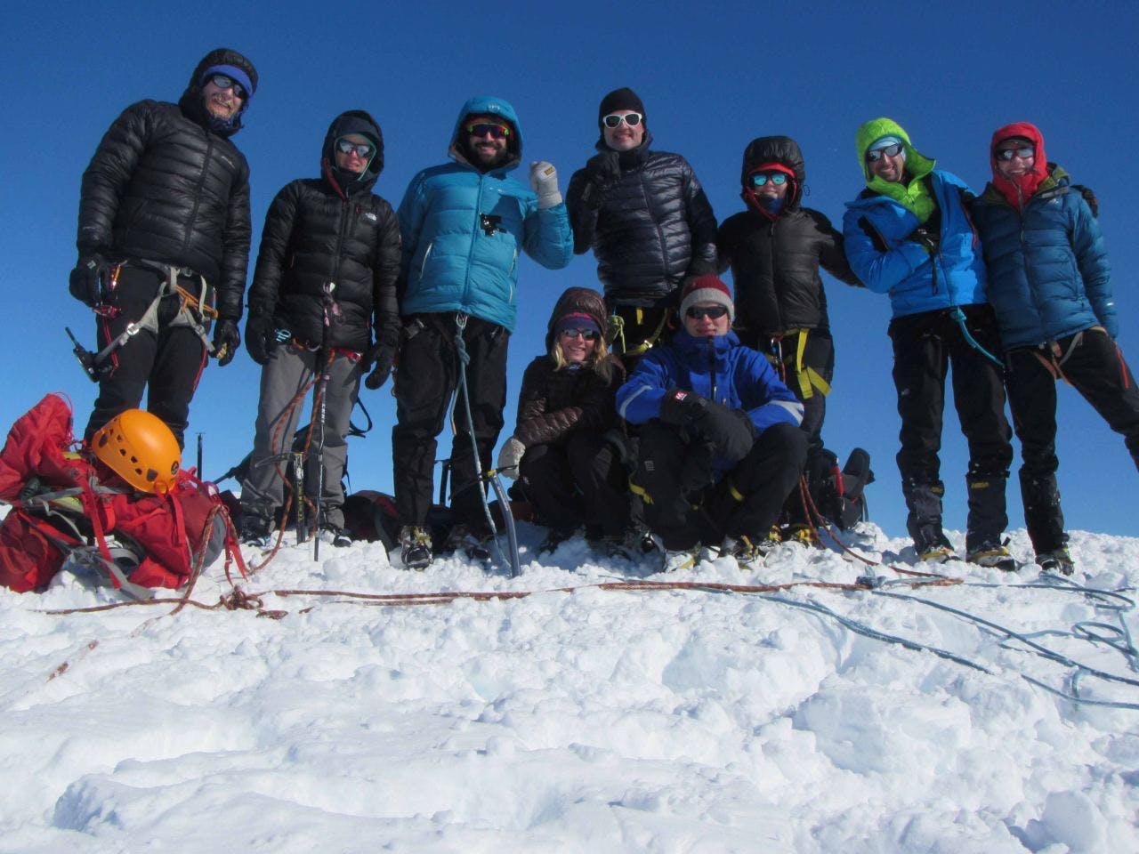 Group on Sólheimajökull