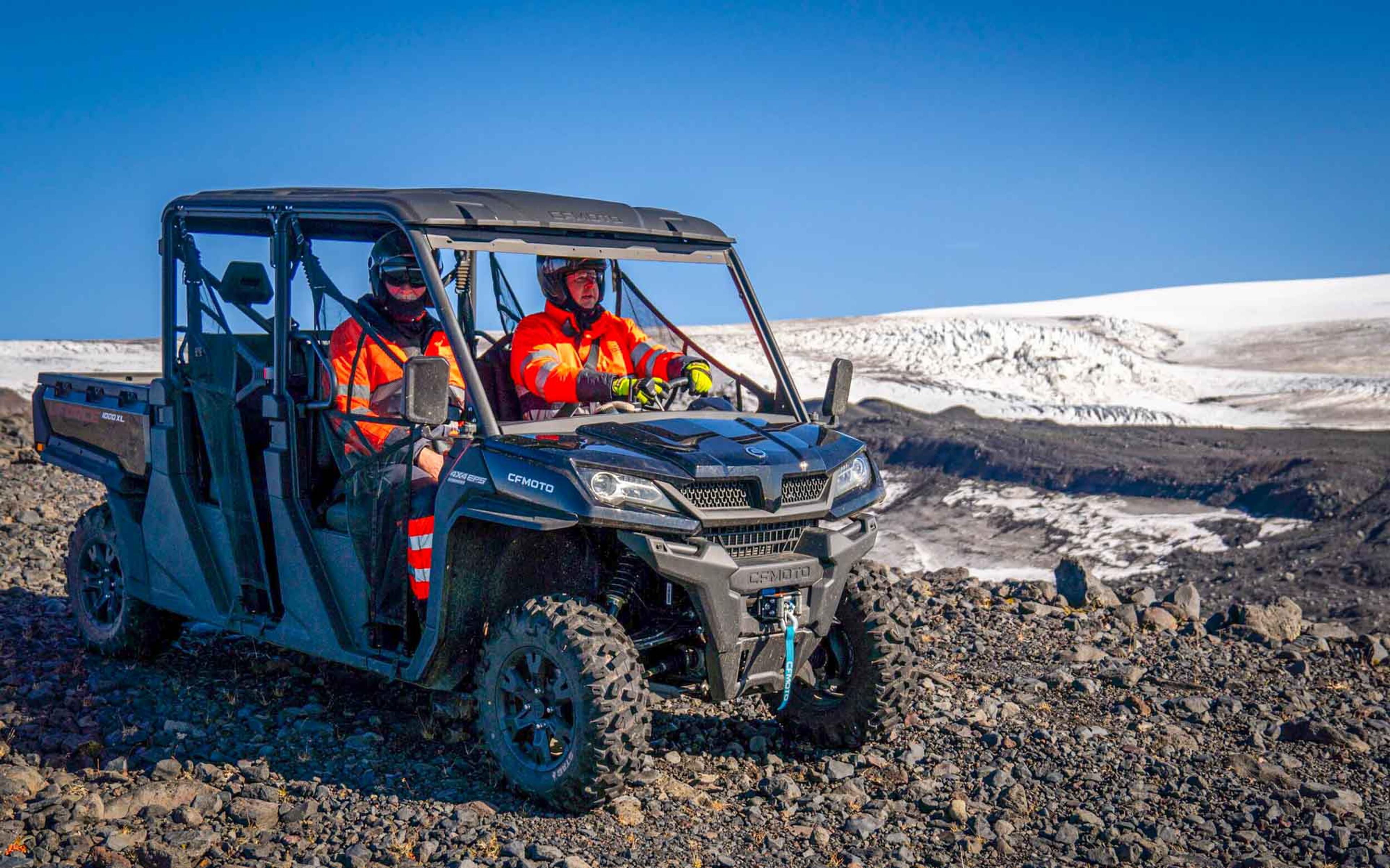 4-seater buggy on an offraod path in iceland