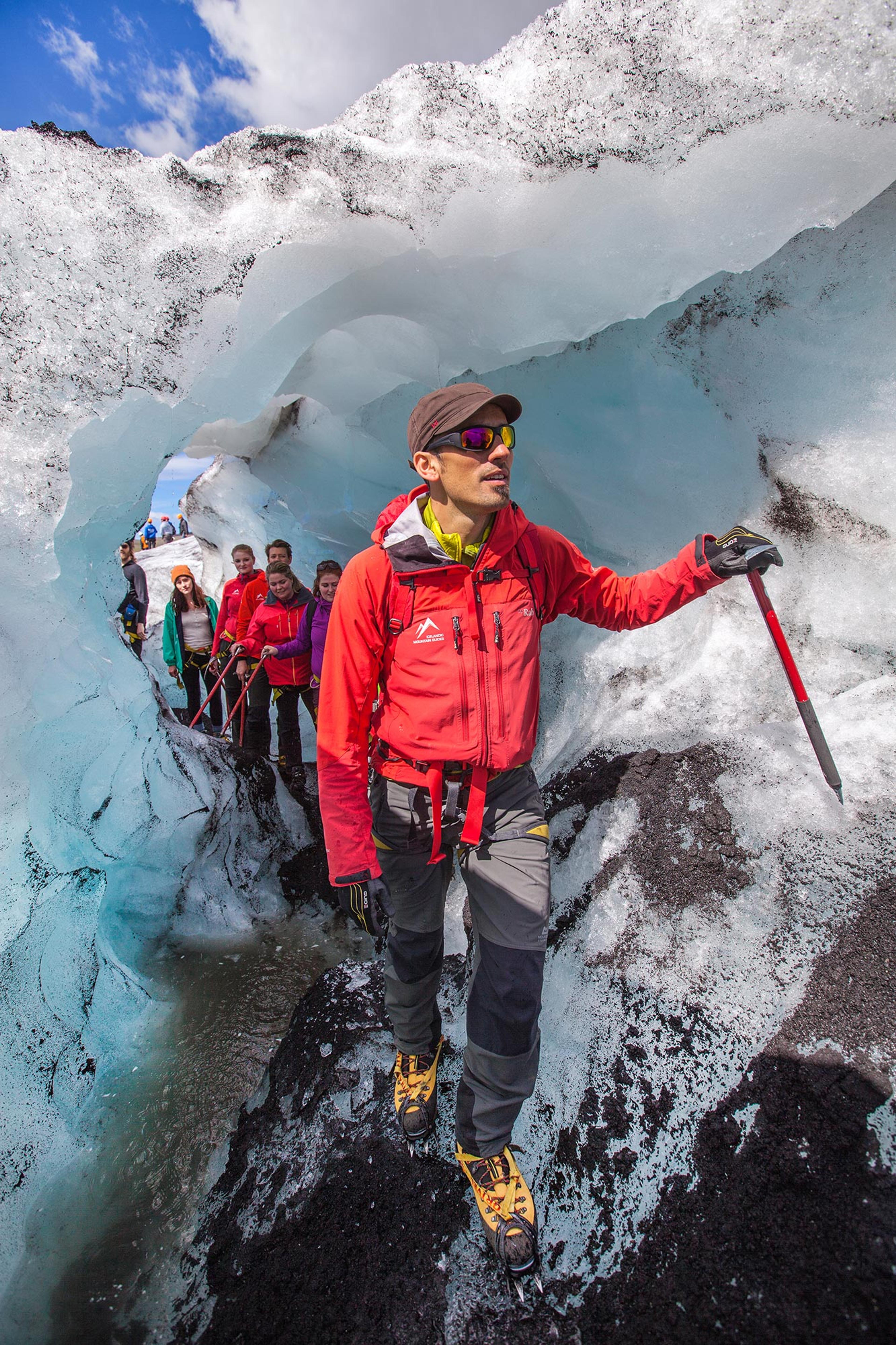 Glacier walk on Sólheimajökull glacier with Icelandic Mountain Guides