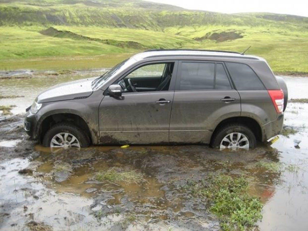Illegal Off Roading in the mud