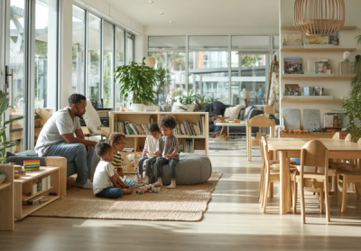 Gezinshuis met jonge kinderen