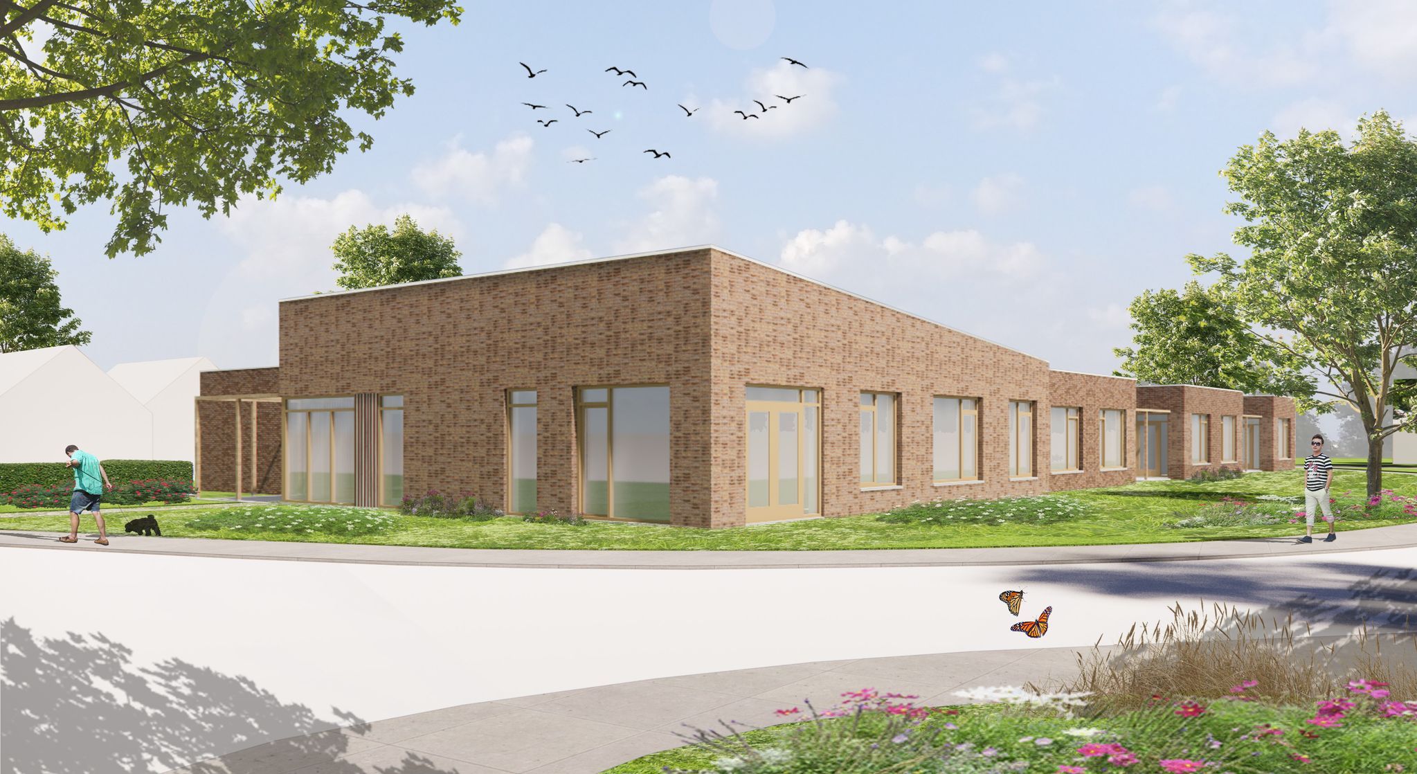 bouwtekening werving nieuwe locatie