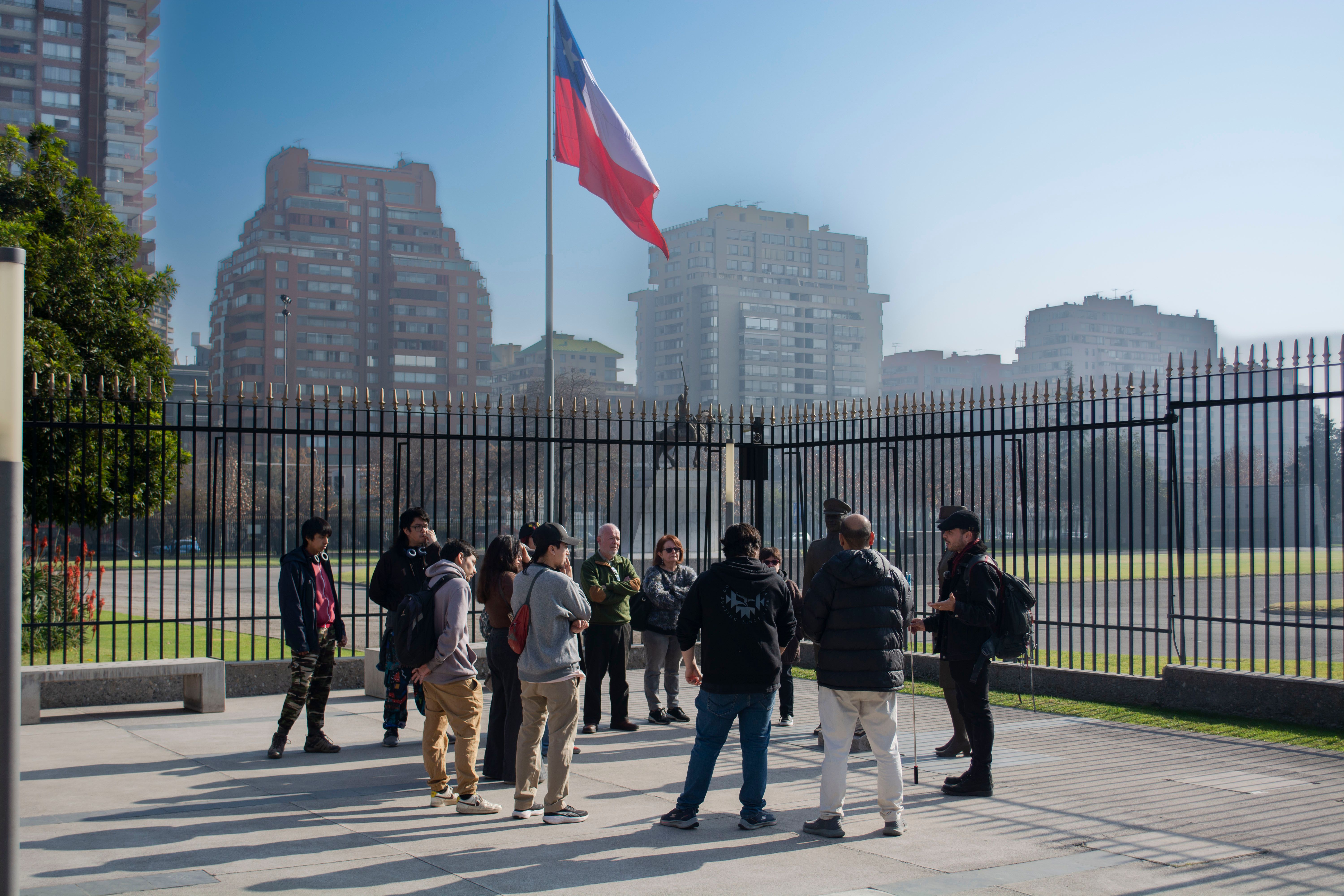 Set out from the Escuela Militar Bernardo O'Higgins