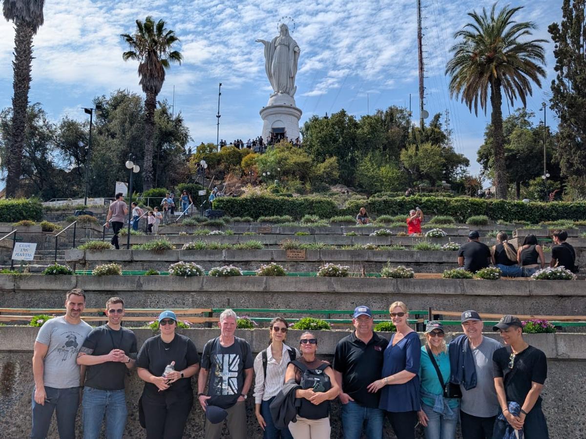 Gaze over Santiago from the Virgin of the Immaculate Conception