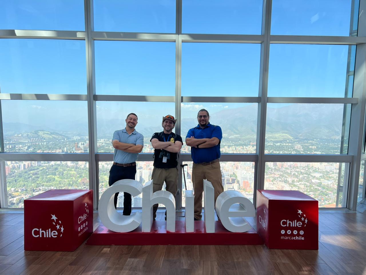 Rise above Santiago from Sky Costanera (optional)