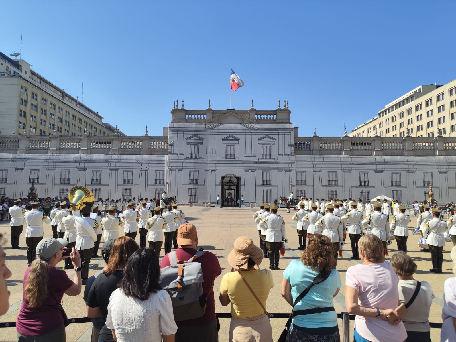 La Moneda Changing of Guard & Historic Santiago Walking Tour