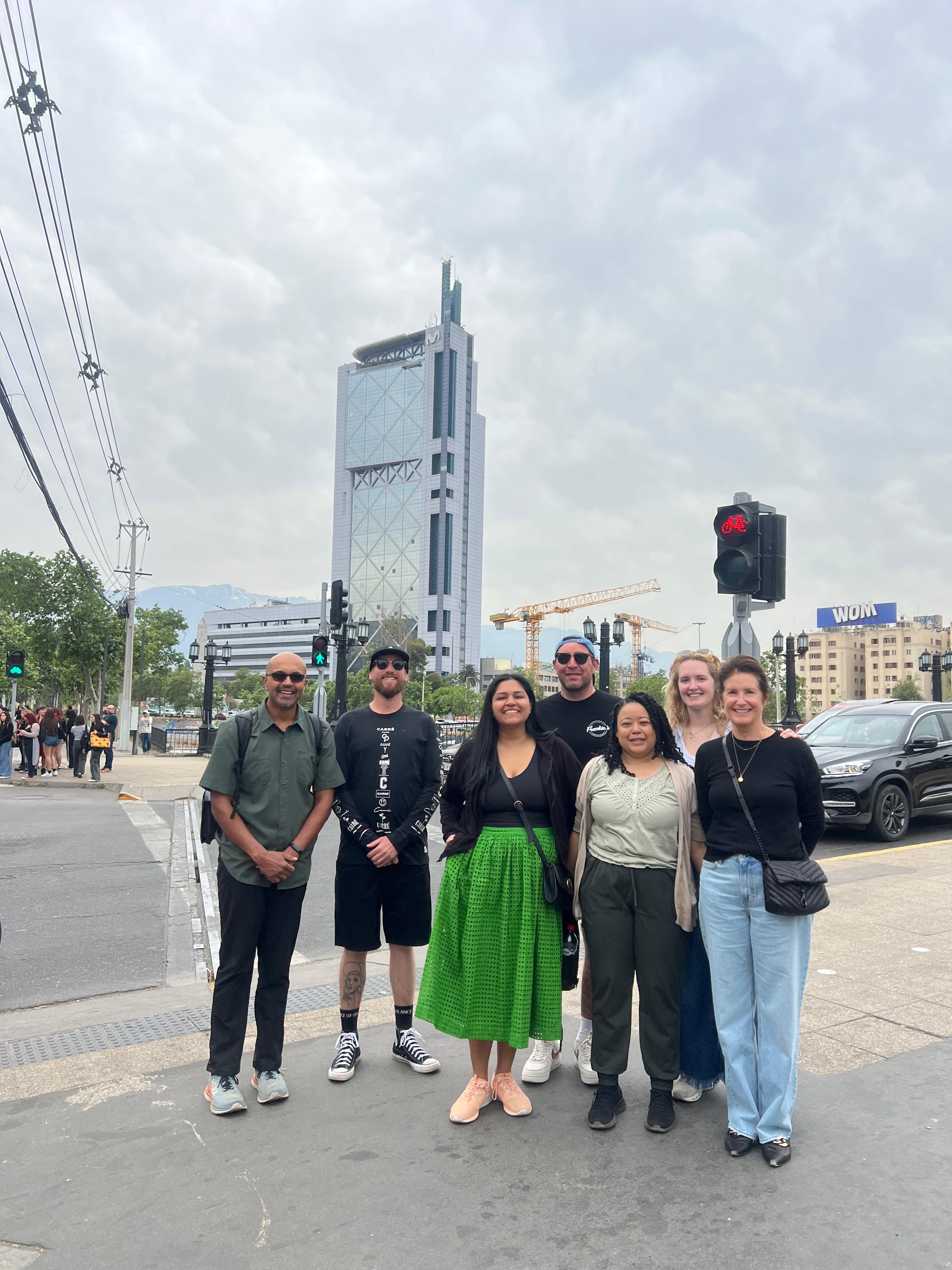 Feel the pulse of Plaza Baquedano