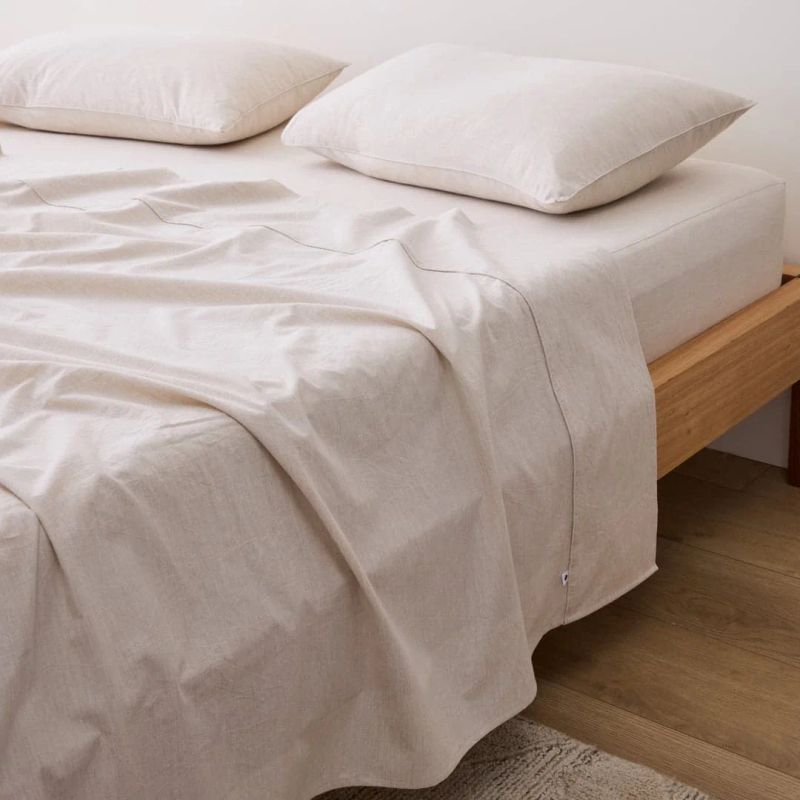 Washed Cotton (Mimic) polyester textile fabric