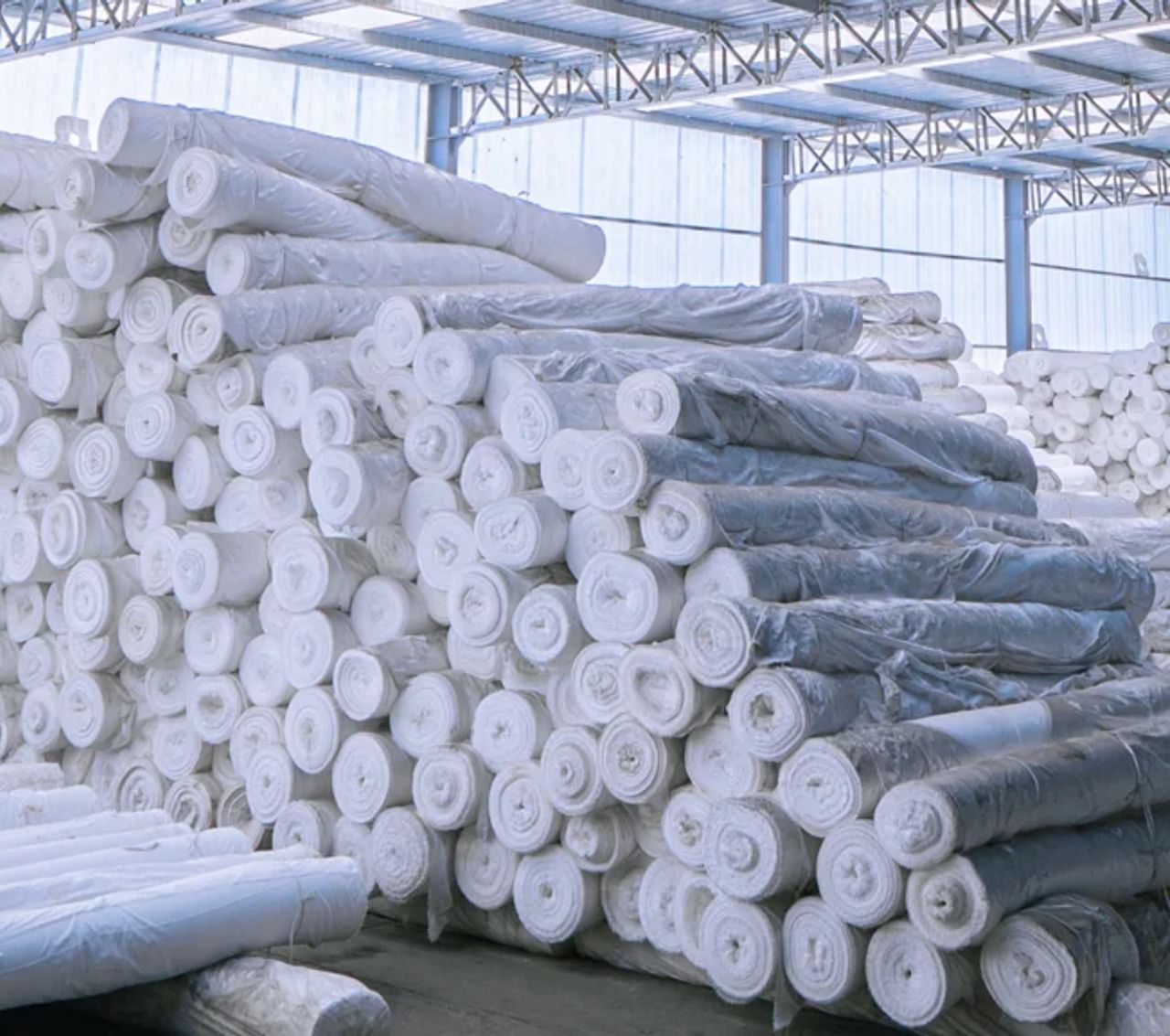 Grey Fabric / PFP polyester textile fabric