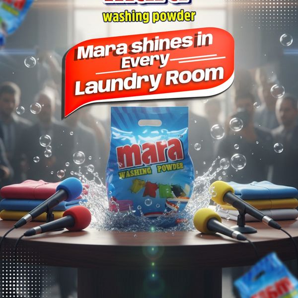 Creative design for mara washing powder