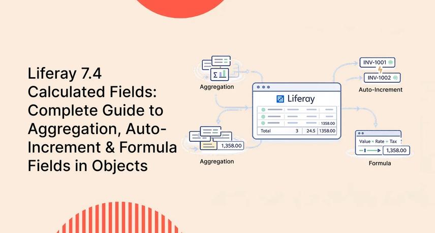 Calculated Fields in Liferay 7.4: Aggregation, Auto-Increment & Formula Guide