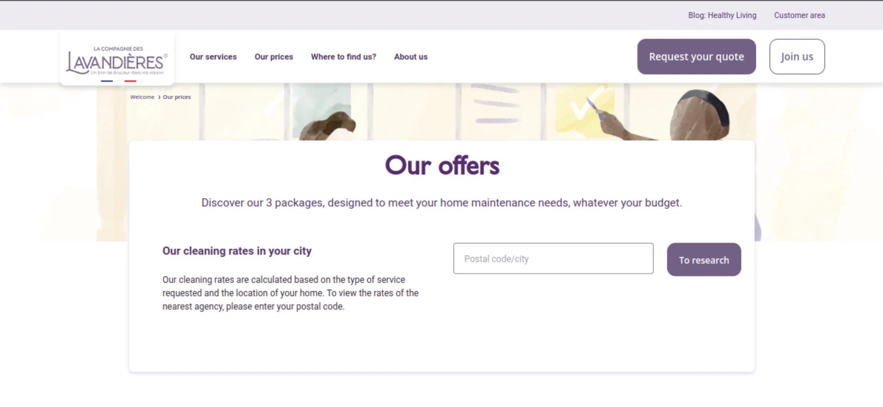 Public Enterprise Website for Laundry Services