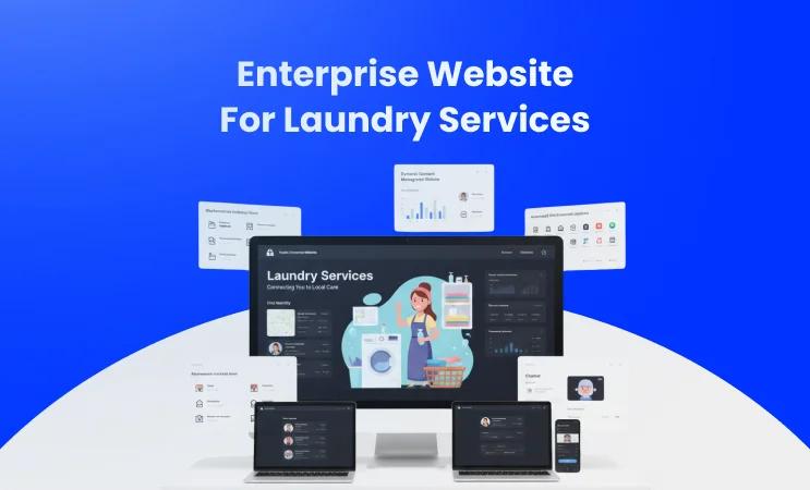 Public Enterprise Website for Laundry Services
