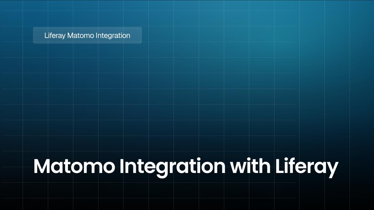 Matomo Integration with Liferay