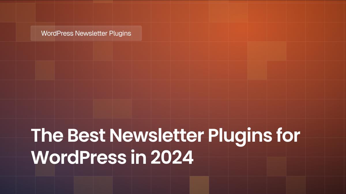 The Best Newsletter Plugins for WordPress in 2024