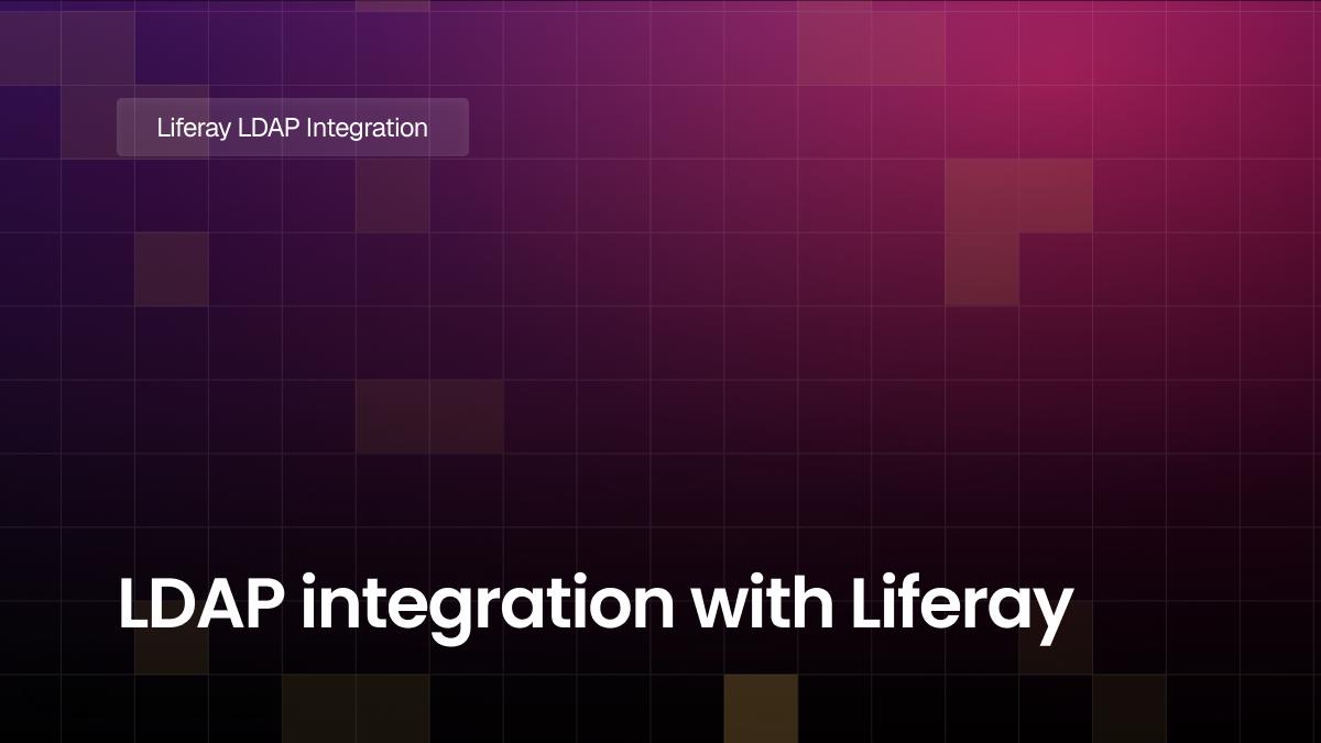 LDAP integration with Liferay