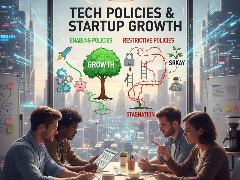 Effect of Tech Policies on Startup Growth