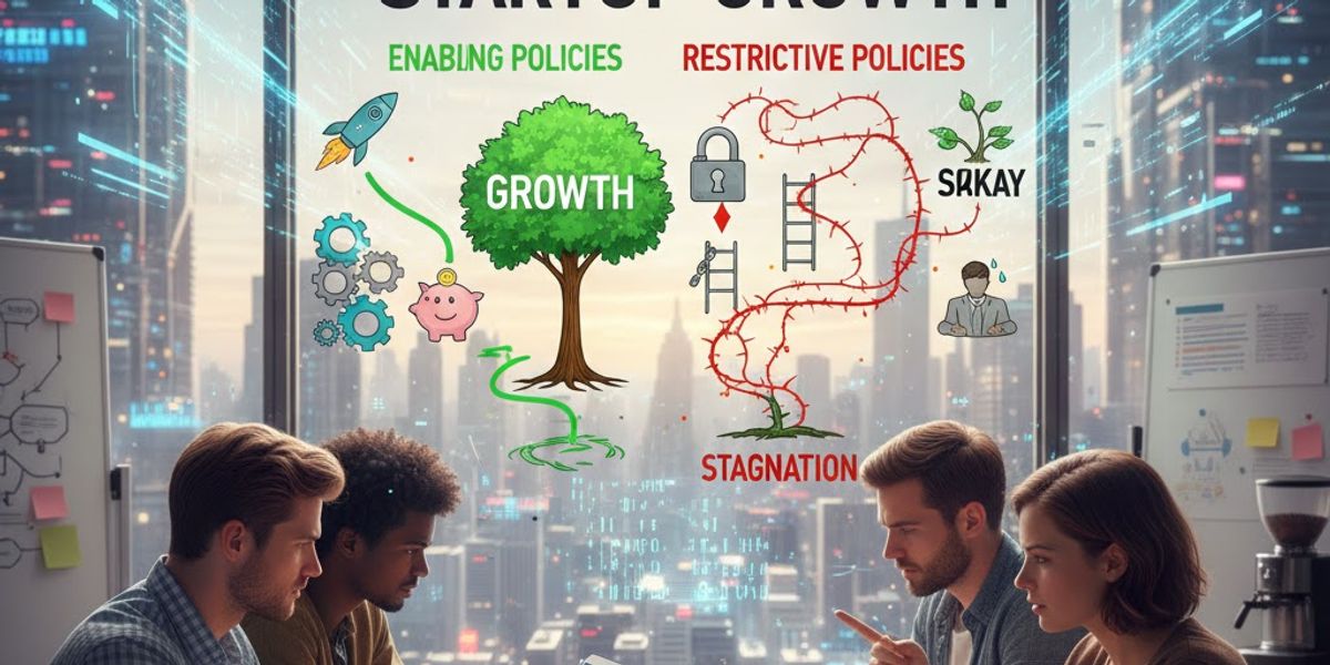 Effect of Tech Policies on Startup Growth