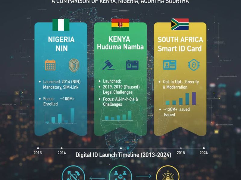 Africa's Digital ID Race: A Comparison of Kenya, Nigeria, South Africa