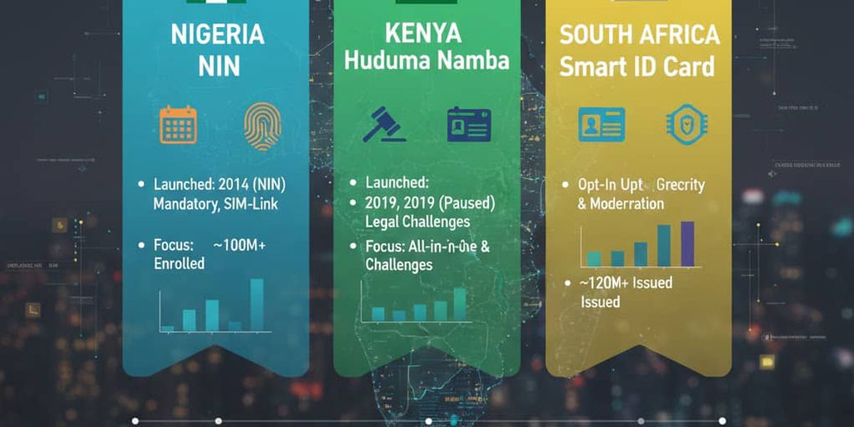 Africa's Digital ID Race: A Comparison of Kenya, Nigeria, South Africa