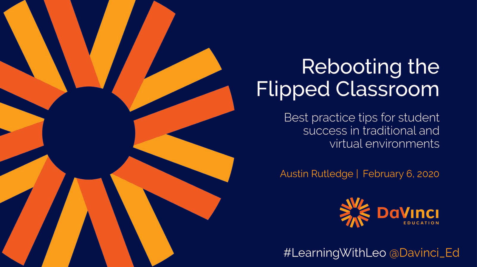 Webinar: Rebooting the Flipped Classroom