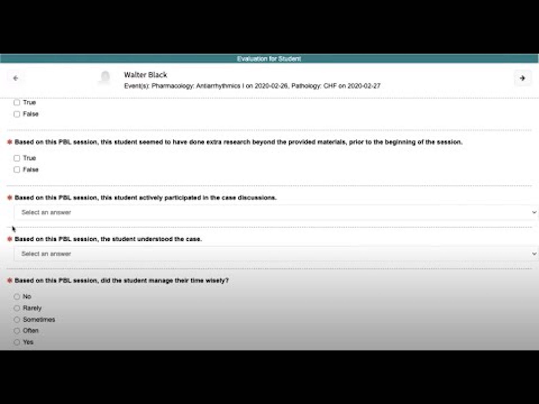 Evaluations with Leo