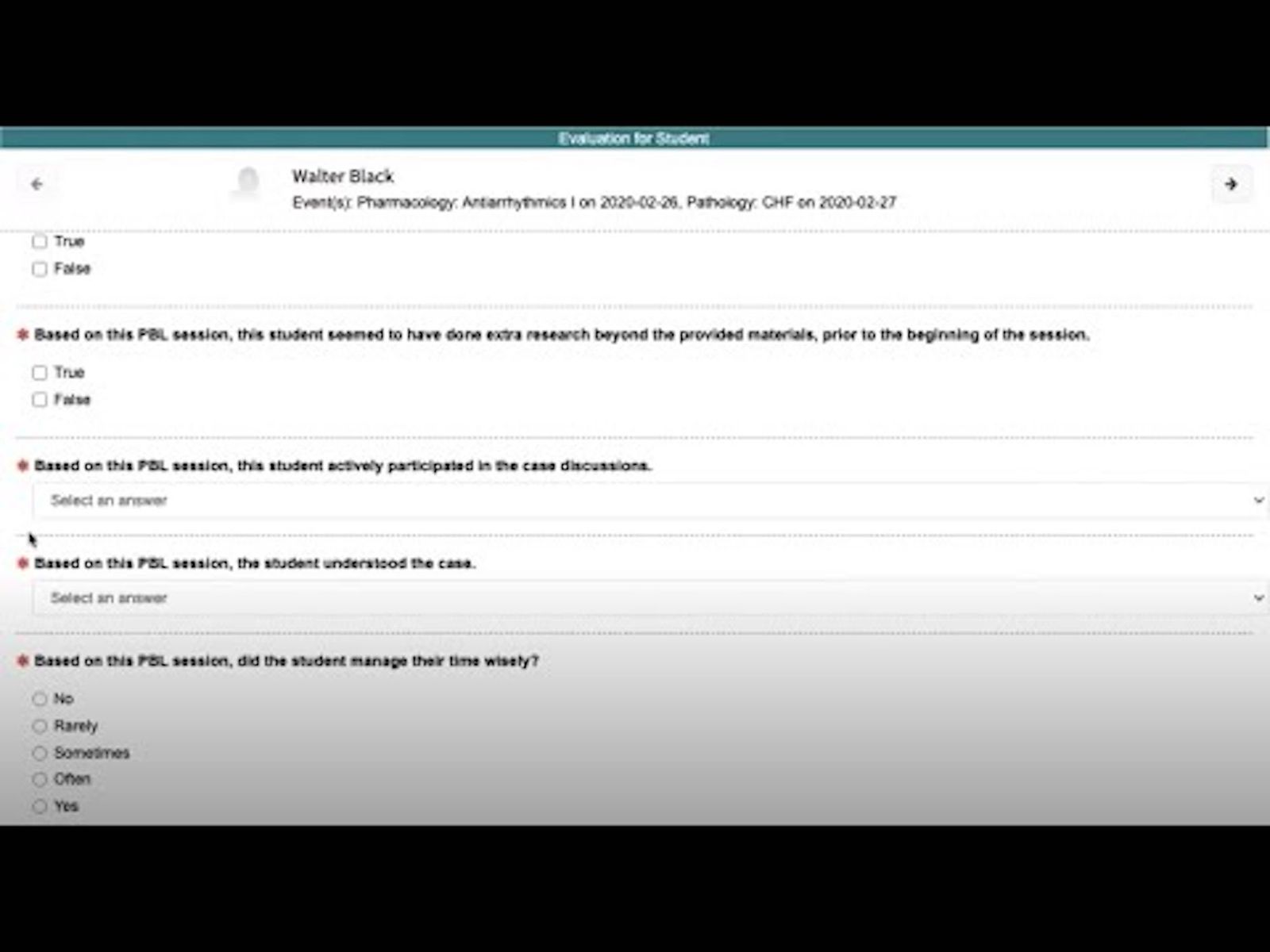 Evaluations with Leo