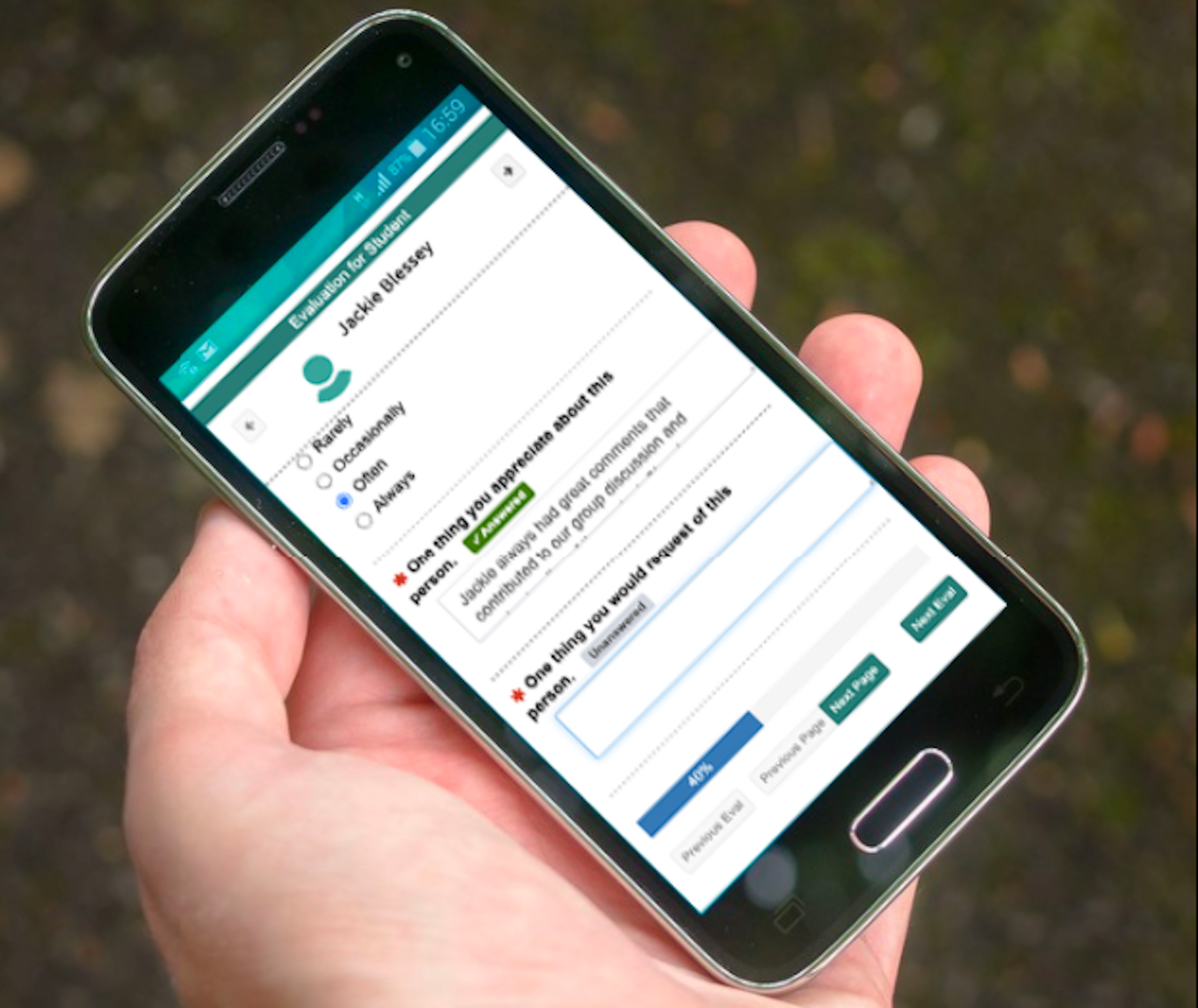 Student Evaluations of … Students!