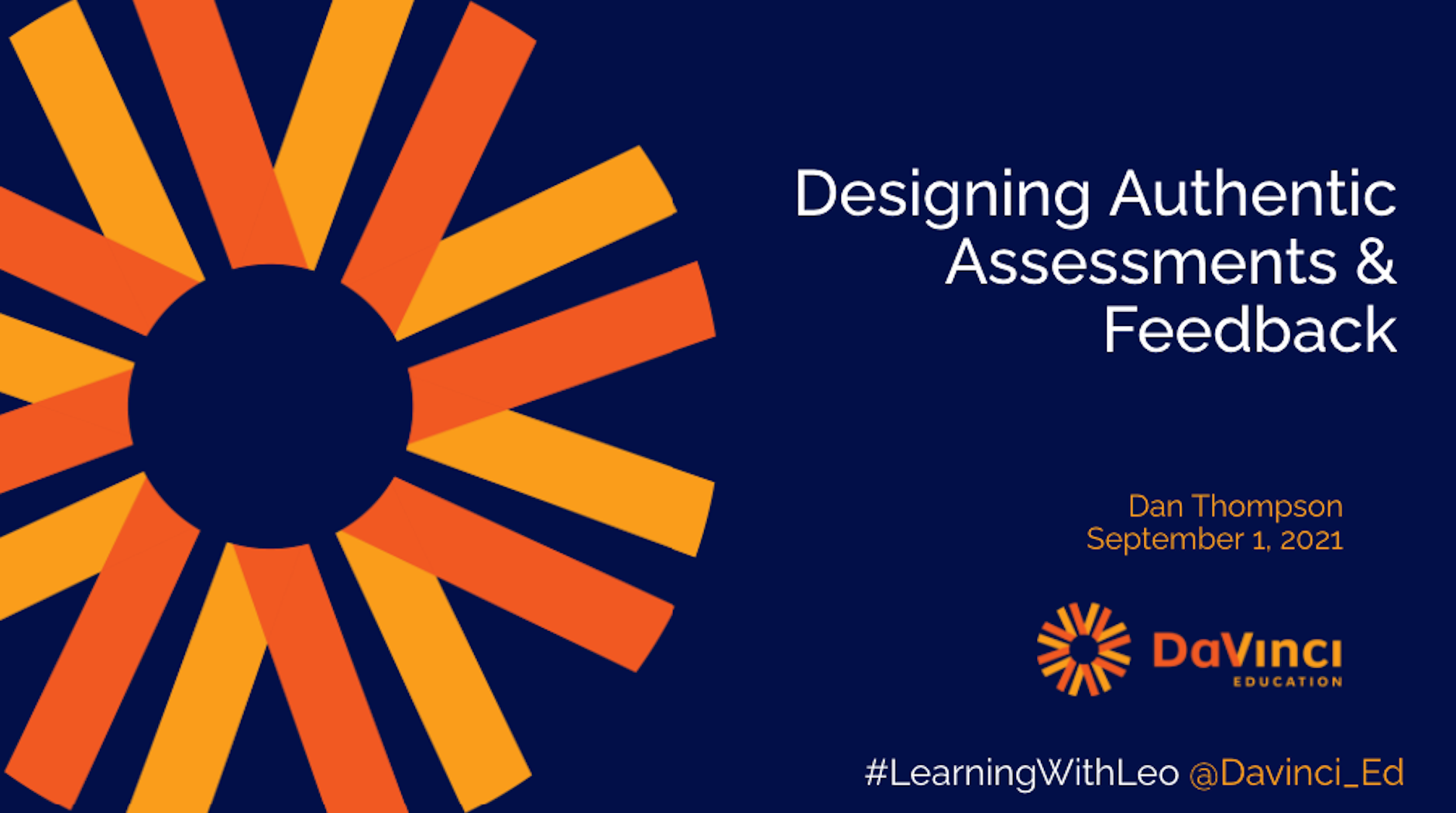 Designing Authentic Assessments & Feedback