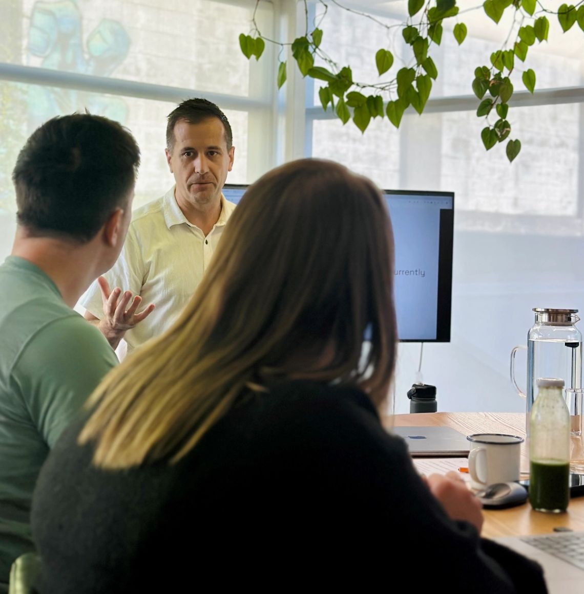 An AI marketing workshop under way at the Done By Nine office in New Plymouth