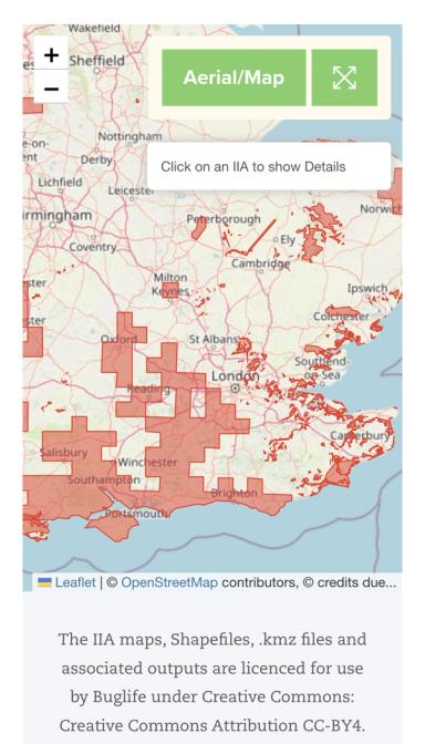 Beelines Mobile Map