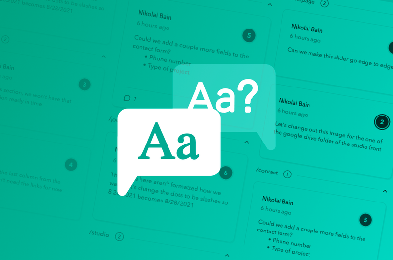 Getting Client Feedback on a Webflow Website