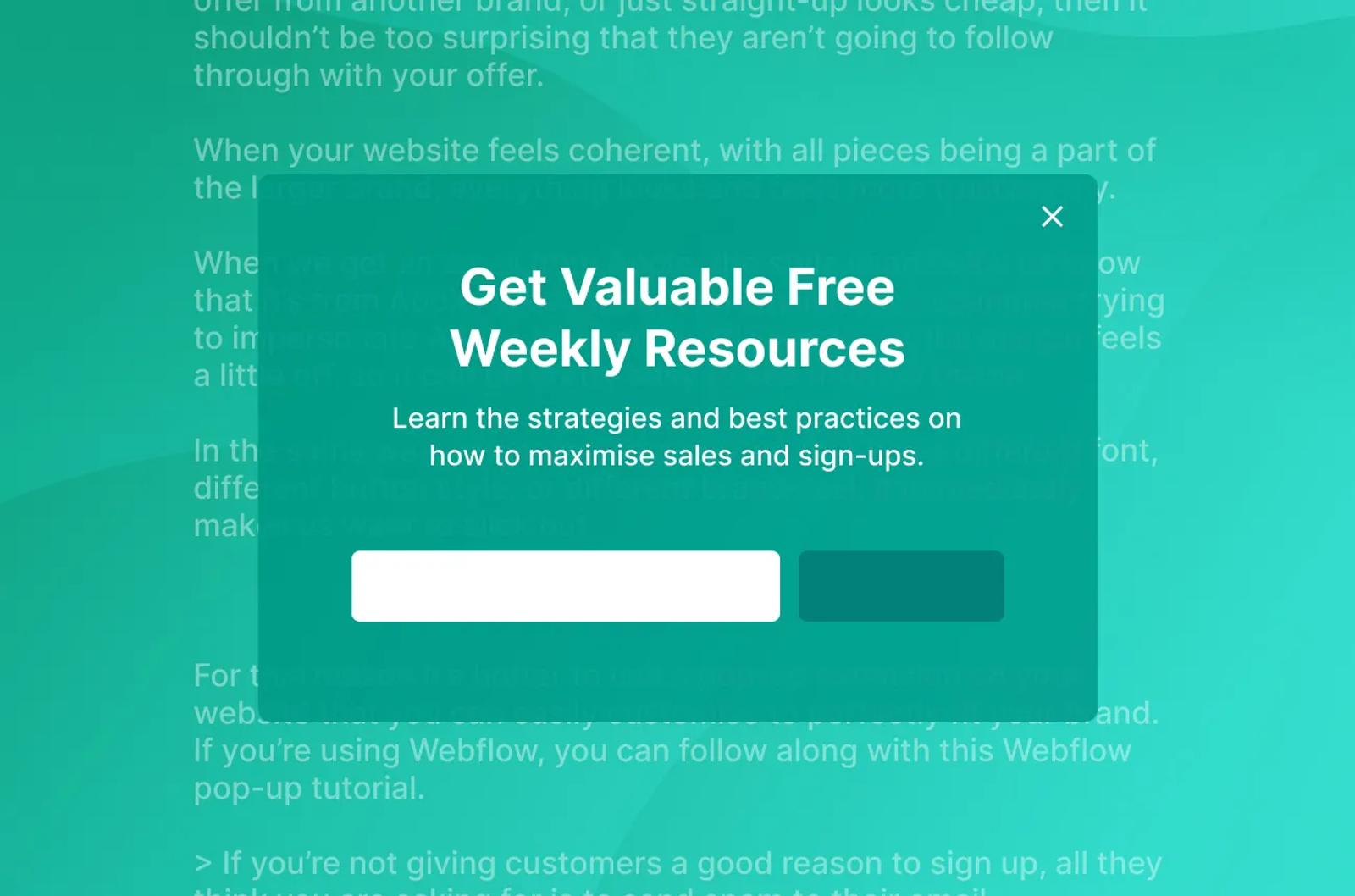 3 Ways to Make Website Pop-Ups Not Suck