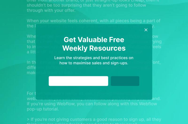 3 Ways to Make Website Pop-Ups Not Suck