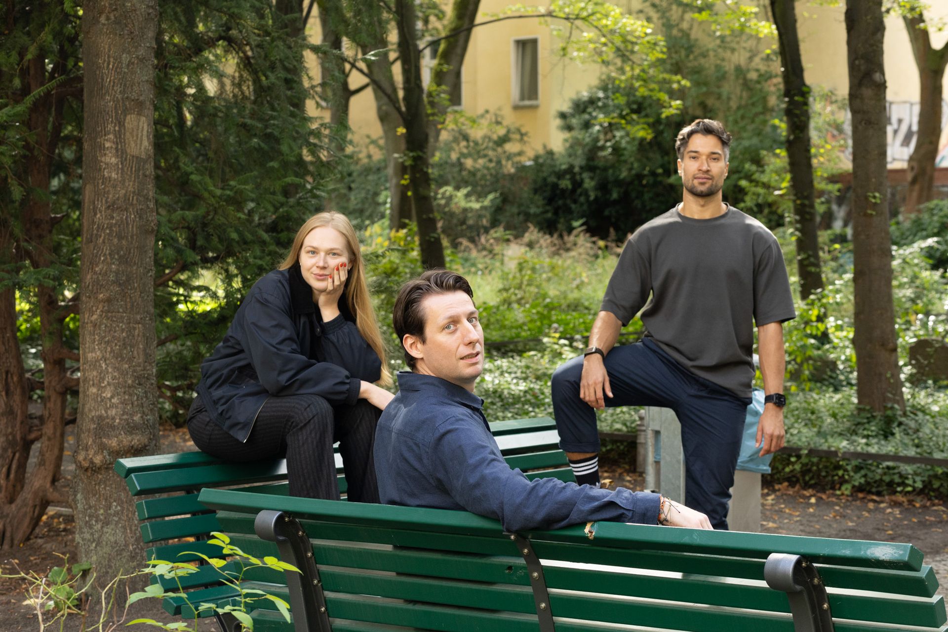 Teamfoto im Prenzlauer Berg