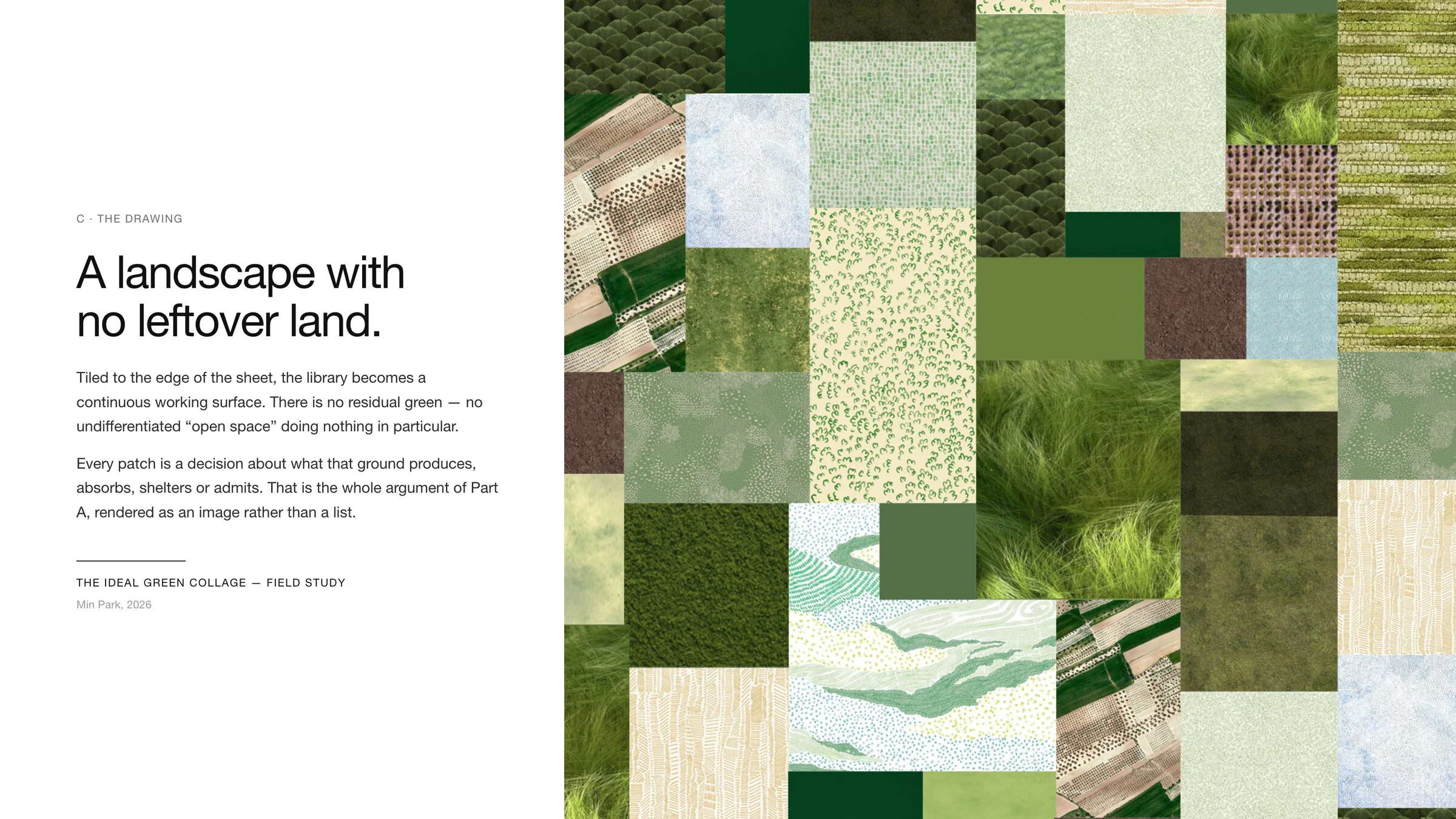The Ideal Green Collage