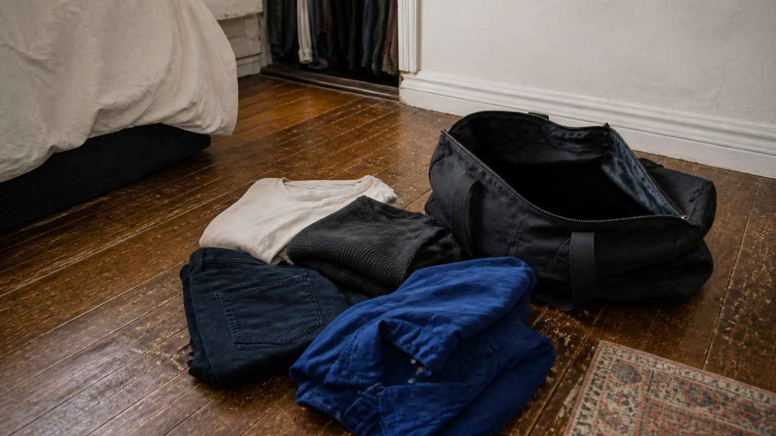 How to pack for a short trip using clothes you own