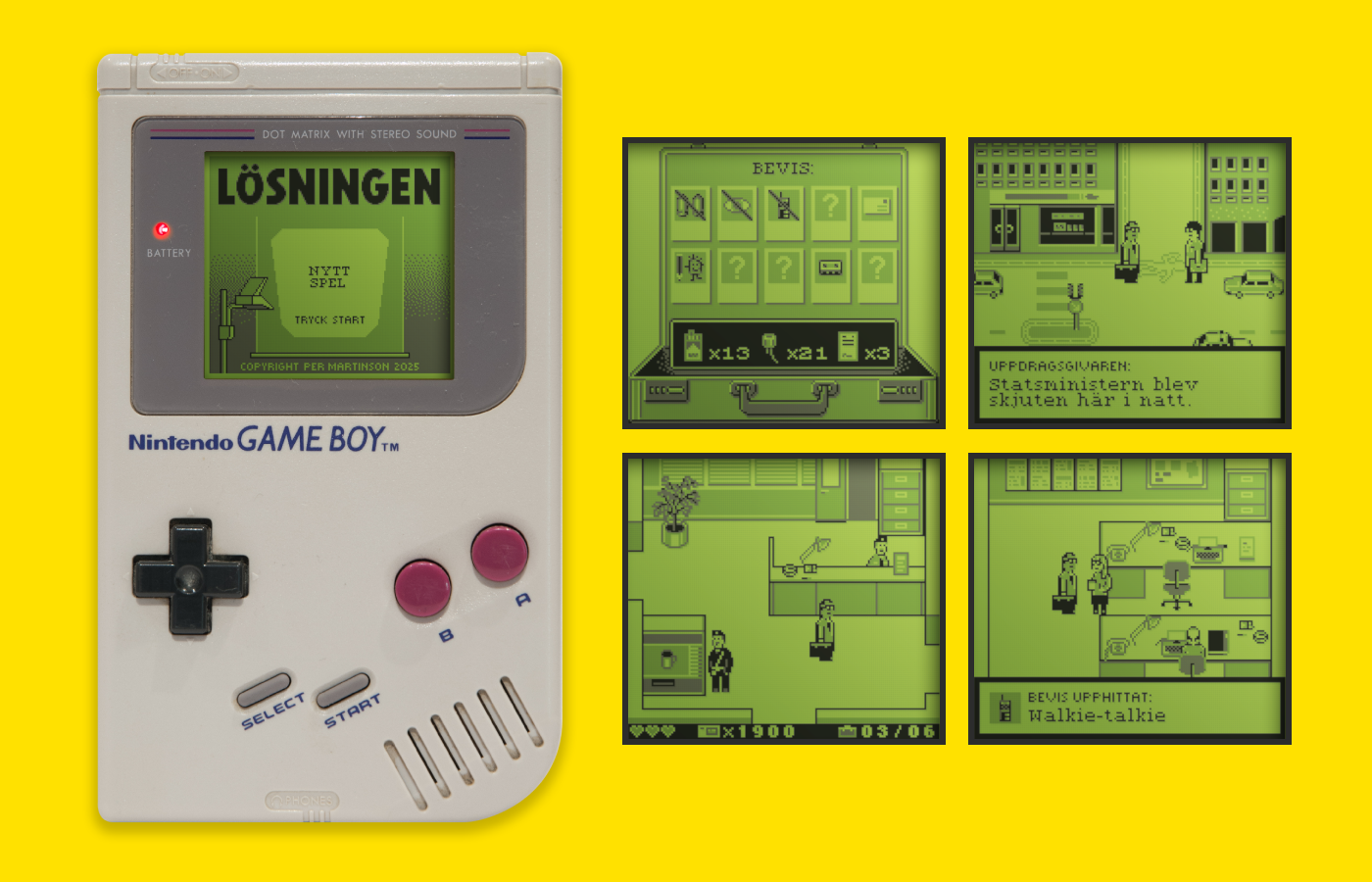 Lösningen Gameboy Screenshots