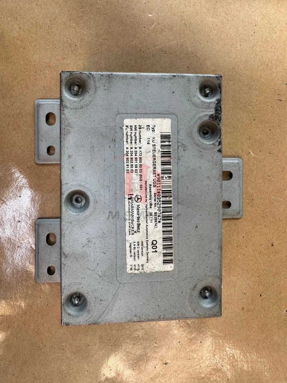 Mercedes-Benz W204 Display Control Module - Used Original | M.S. Motor ...