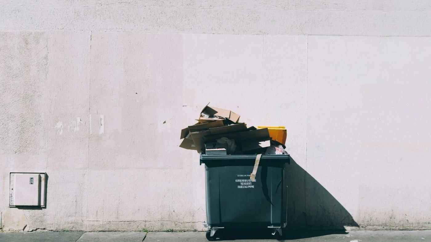Pic of a huge trash can