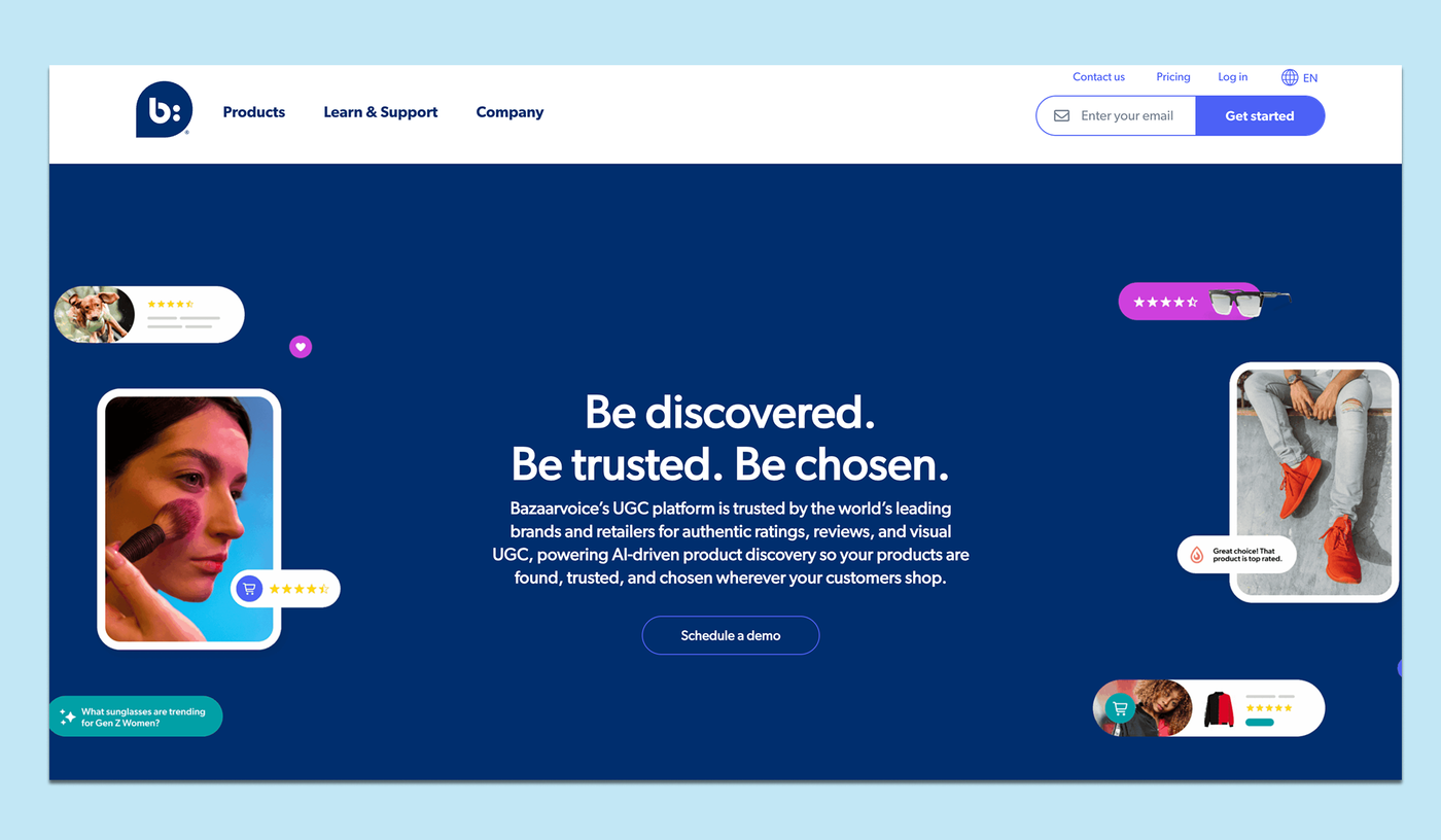 Bazaarvoice Homepage