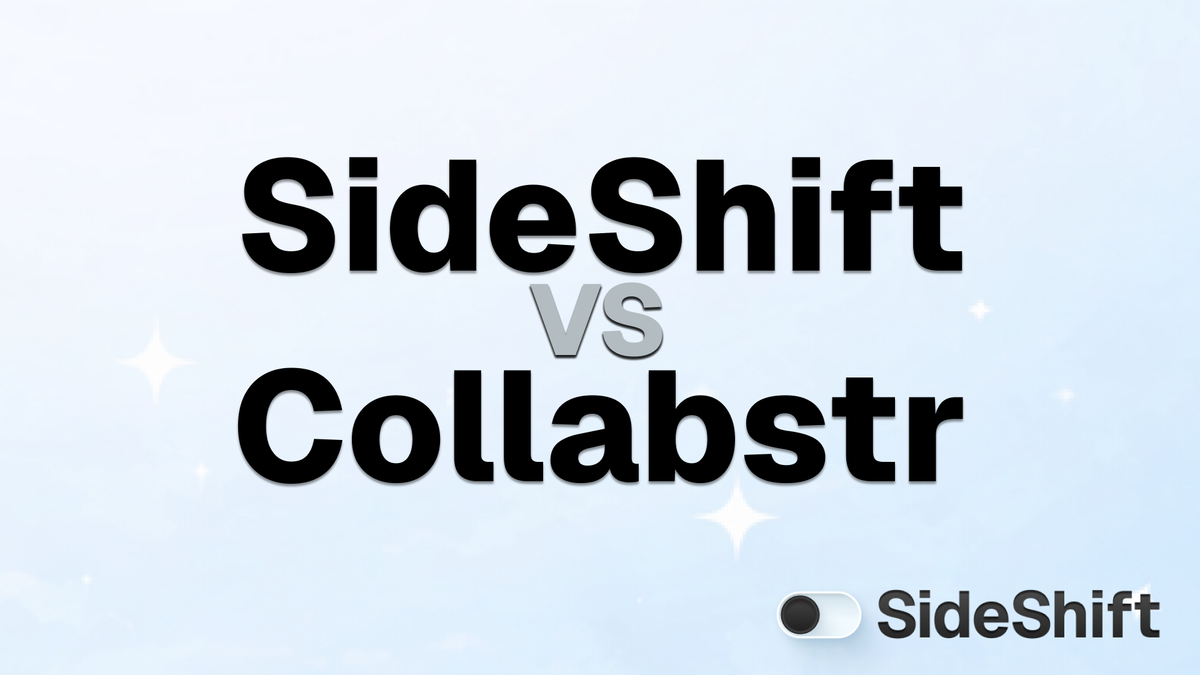 SideShift vs Collabstr: Pricing, Comparisons, and Features