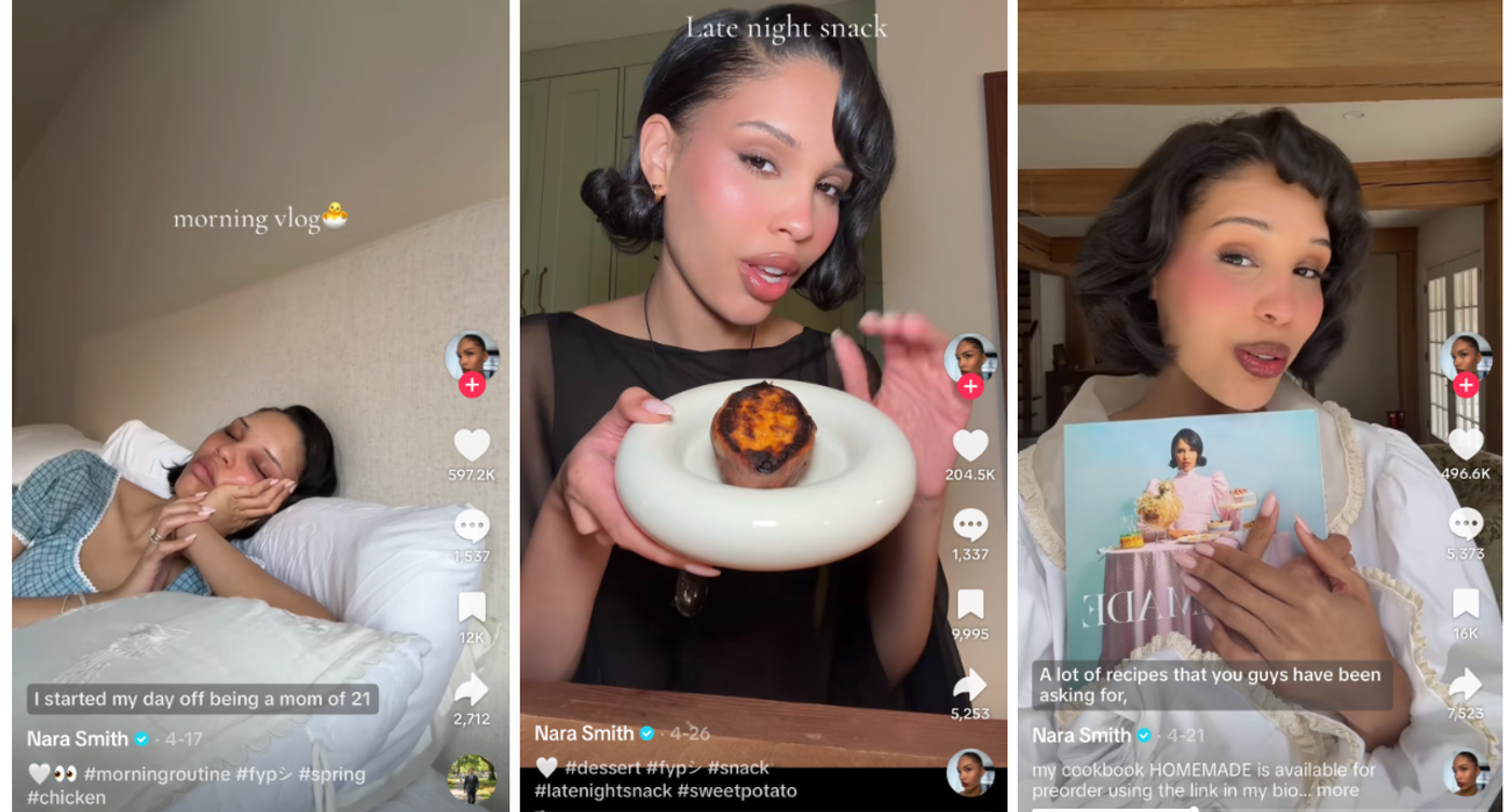 Lifestyle creators with a food focus 