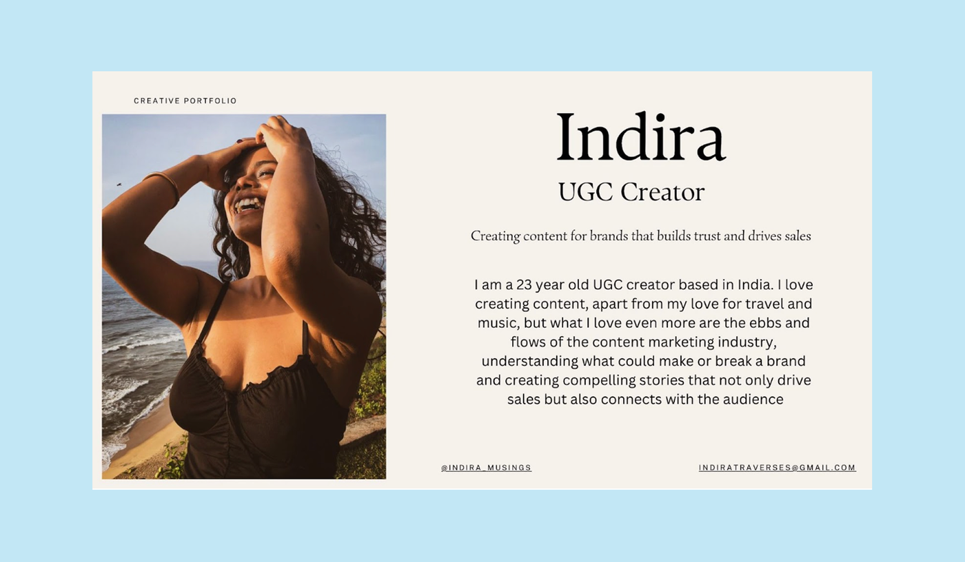 Indira Portfolio